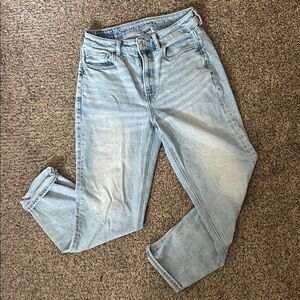 American Eagle Outfitters Light Blue Straight Leg Jeans